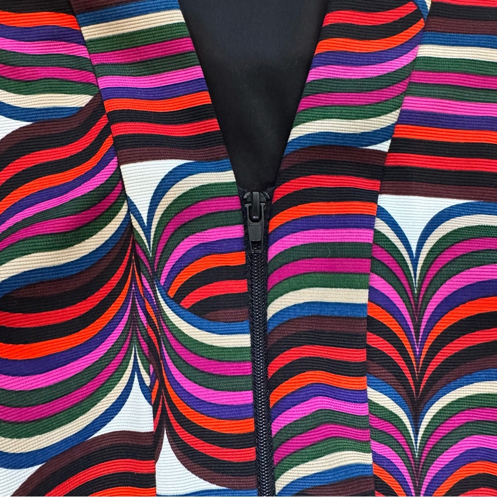 Trina Turk Zip-Front Midi Sheath Dress - Picture 7 of 16